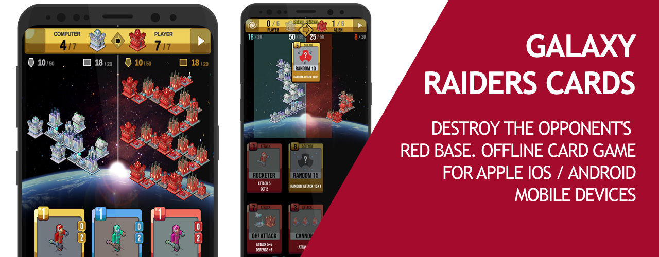 Galaxy Raiders Cards - Offline Card Game